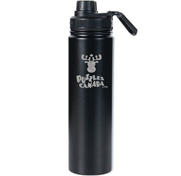 Chilly Moose Puzzles Canada - Chilly Moose 24oz Brunswick Bottle - Midnight