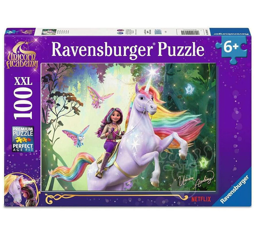 Ravensburger Unicorn Academy: Sophia and Wildstar Puzzle 100pcs XXL