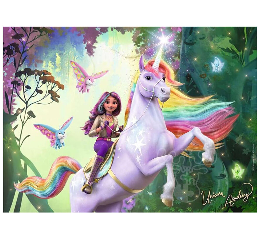 Ravensburger Unicorn Academy: Sophia and Wildstar Puzzle 100pcs XXL