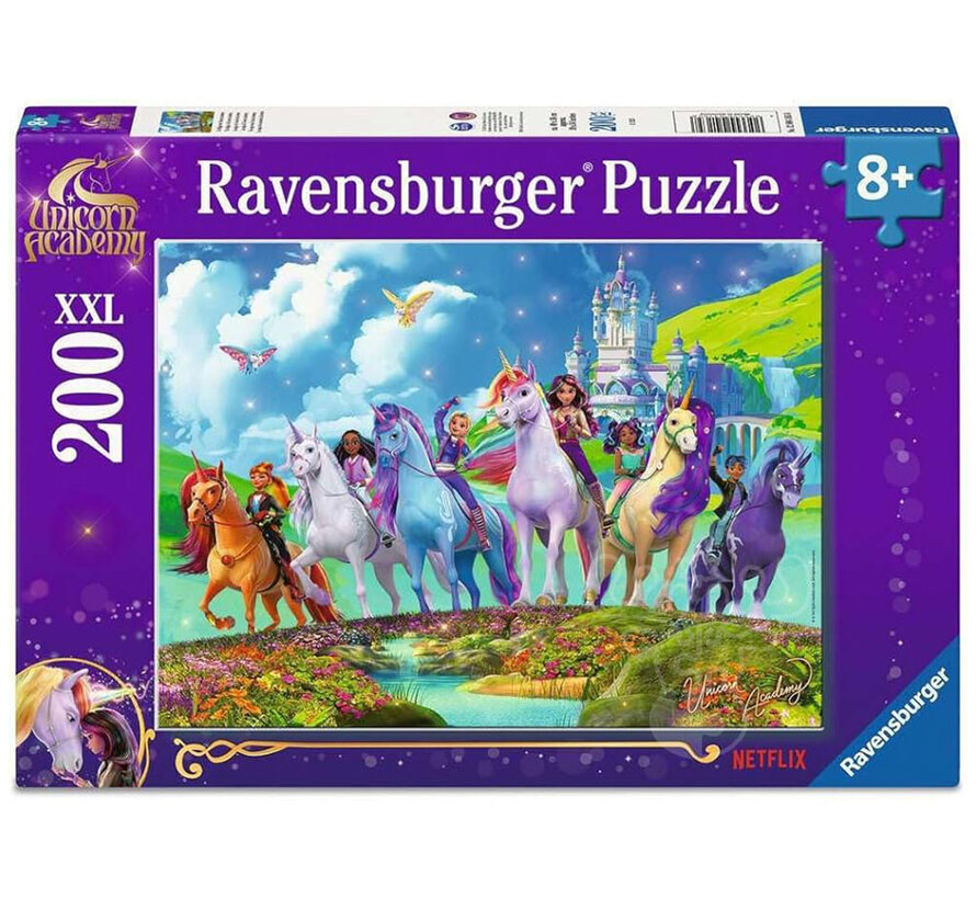 Ravensburger Unicorn Academy: The Magic of Unicorn Academy Puzzle 200pcs XXL
