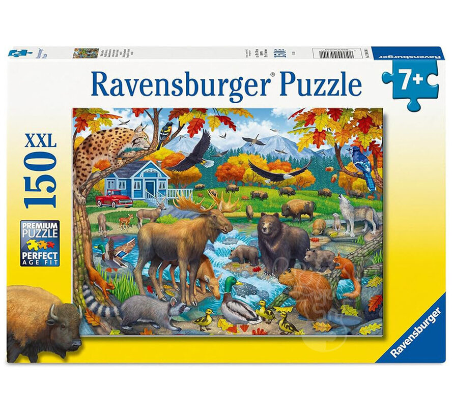 Ravensburger Wildlife Gathering Puzzle 150pcs XXL