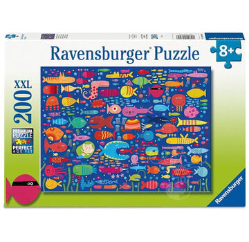 Ravensburger Ravensburger Funny Fish Friends Puzzle 200pcs XXL