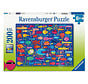 Ravensburger Funny Fish Friends Puzzle 200pcs XXL