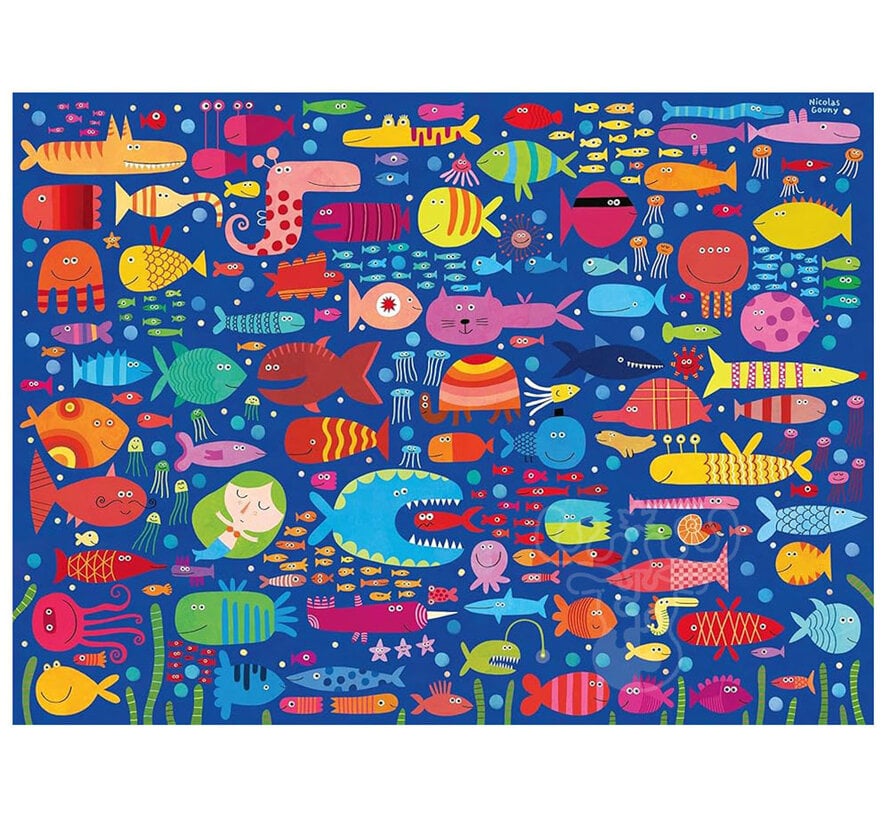 Ravensburger Funny Fish Friends Puzzle 200pcs XXL