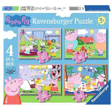Ravensburger Ravensburger Peppa Pig Puzzle: 12, 16,  20, 24pcs  XXL - 4 in a Box