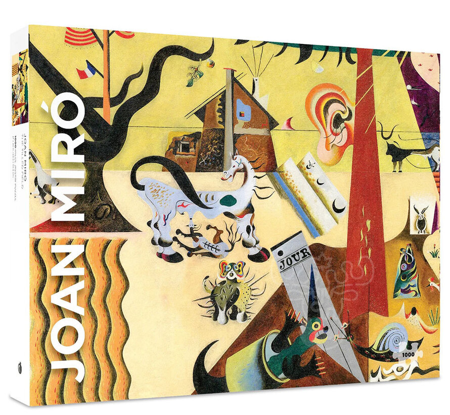 Pomegranate Miró, Joan: The Tilled Field Puzzle 1000pcs