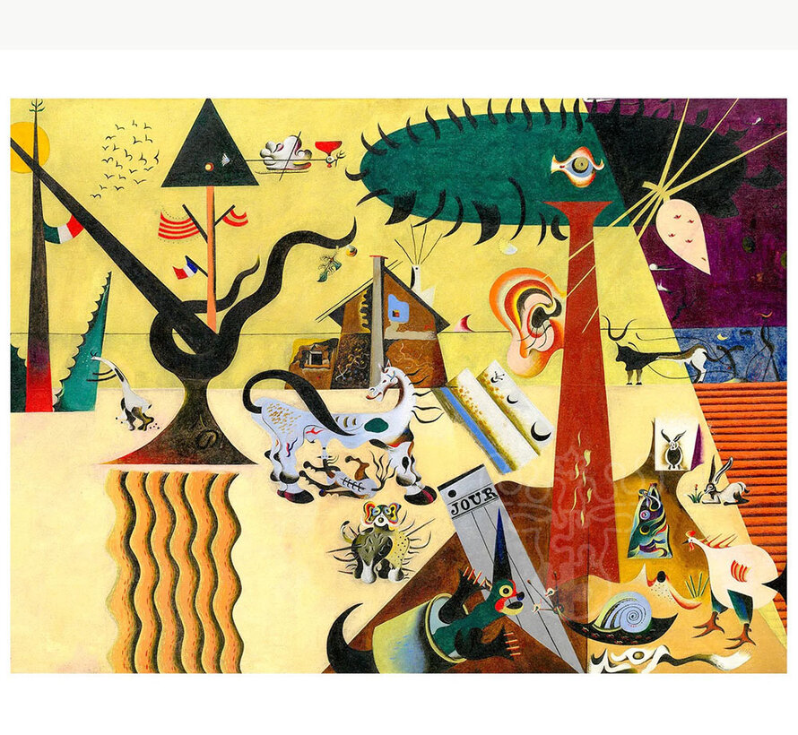 Pomegranate Miró, Joan: The Tilled Field Puzzle 1000pcs