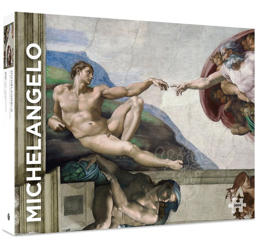 Pomegranate Michelangelo: The Creation of Adam Puzzle 1000pcs