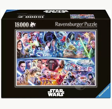 Ravensburger FINAL SALE Ravensburger Star Wars Episode I-VI Puzzle 18000pcs