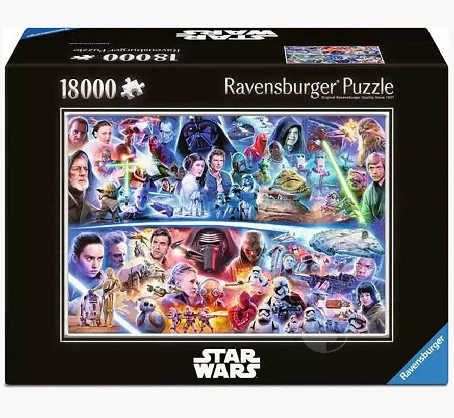 FINAL SALE Ravensburger Star Wars Episode I-VI Puzzle 18000pcs