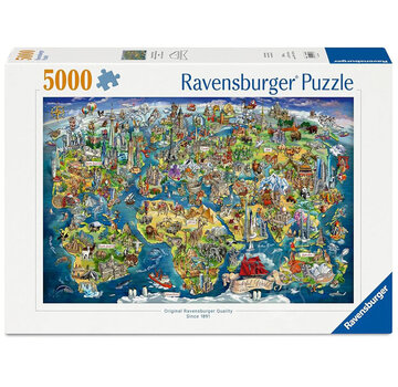 Ravensburger Ravensburger World Map Puzzle 5000pcs