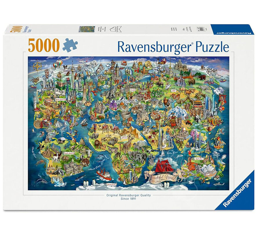 Ravensburger World Map Puzzle 5000pcs