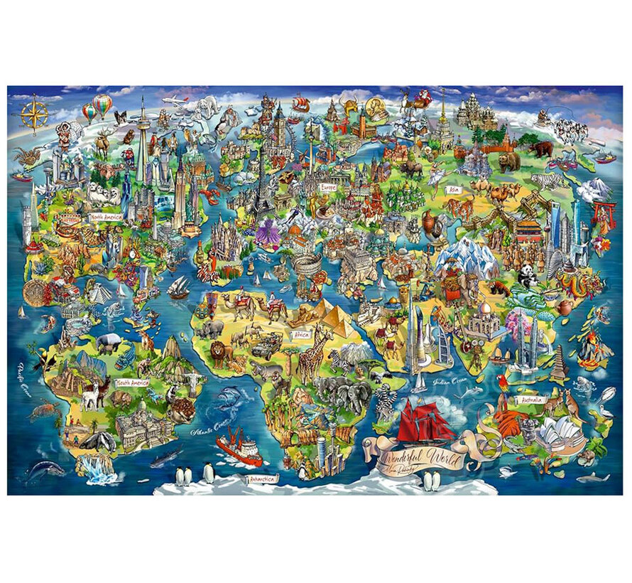 Ravensburger World Map Puzzle 5000pcs