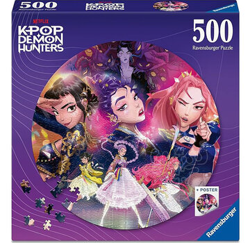 Ravensburger Ravensburger KPop Demon Hunters Round Puzzle 500pcs