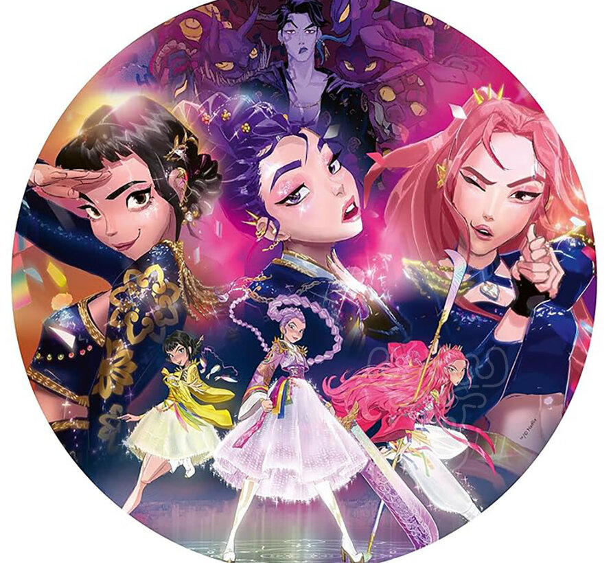 Ravensburger KPop Demon Hunters Round Puzzle 500pcs