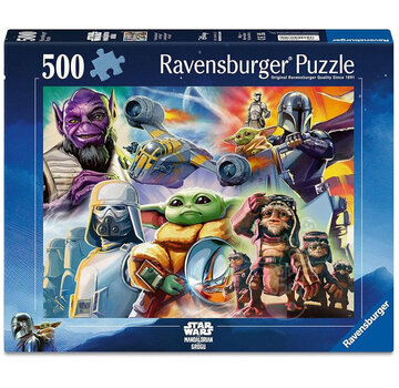 Ravensburger Ravensburger Star Wars The Mandalorian and Grogu Puzzle 500pcs