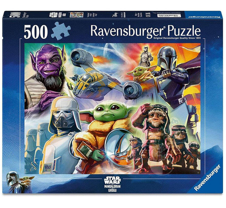 Ravensburger Star Wars The Mandalorian and Grogu Puzzle 500pcs