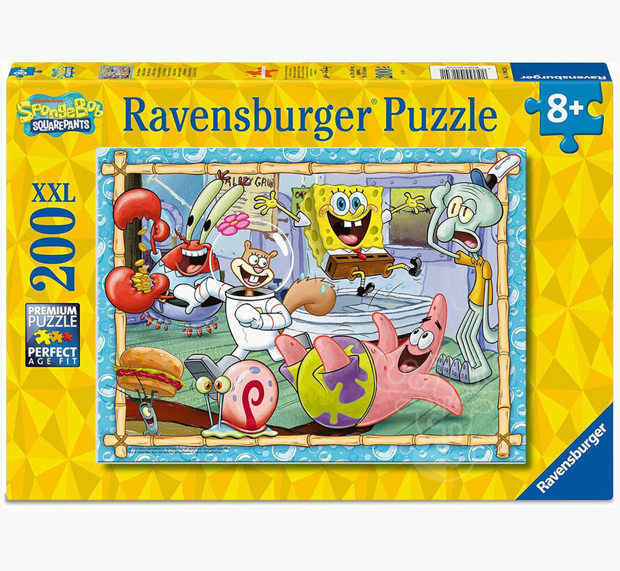 Ravensburger Spongebob Squarepants: New Adventures in Bikini Bottom Puzzle 200pcs XXL