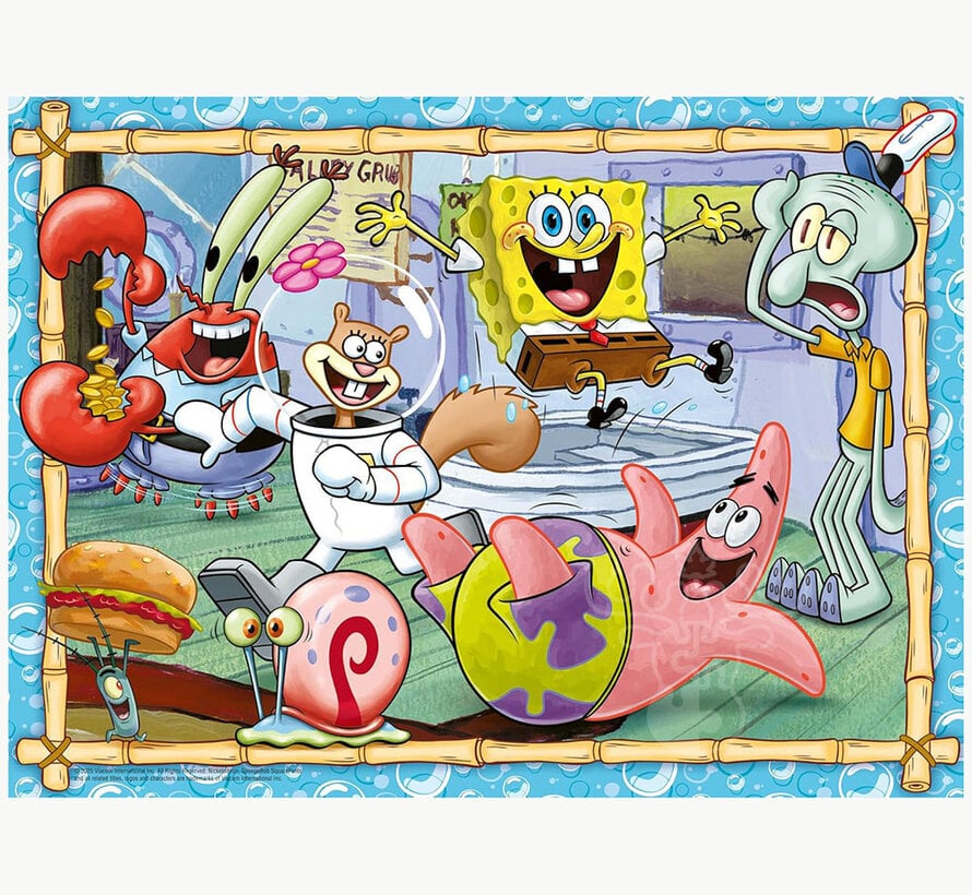 Ravensburger Spongebob Squarepants: New Adventures in Bikini Bottom Puzzle 200pcs XXL
