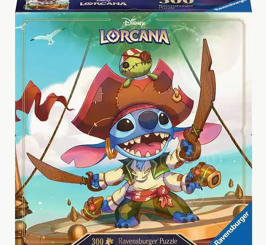 Ravensburger Puzzle Moment Disney Lorcana: Stitch - Alien Buccaneer Puzzle 300pcs