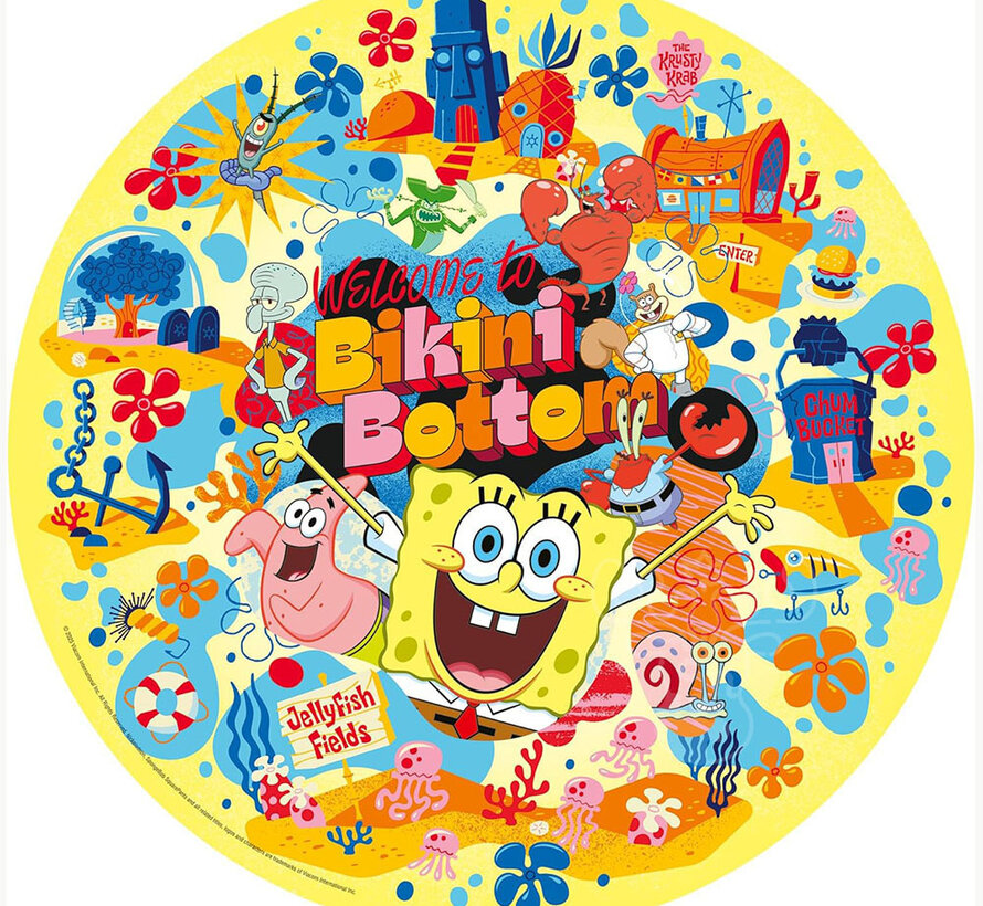 Ravensburger Spongebob Squarepants Round Puzzle 500pcs