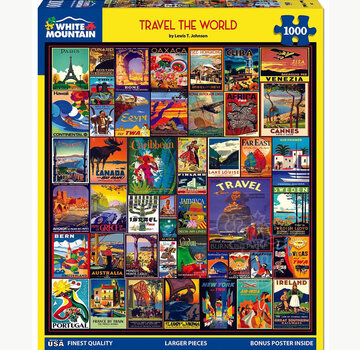 White Mountain White Mountain Travel the World Puzzle 1000pcs