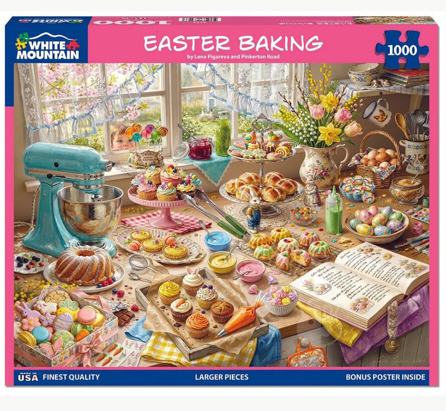 White Mountain Easter Baking Puzzle 1000pcs
