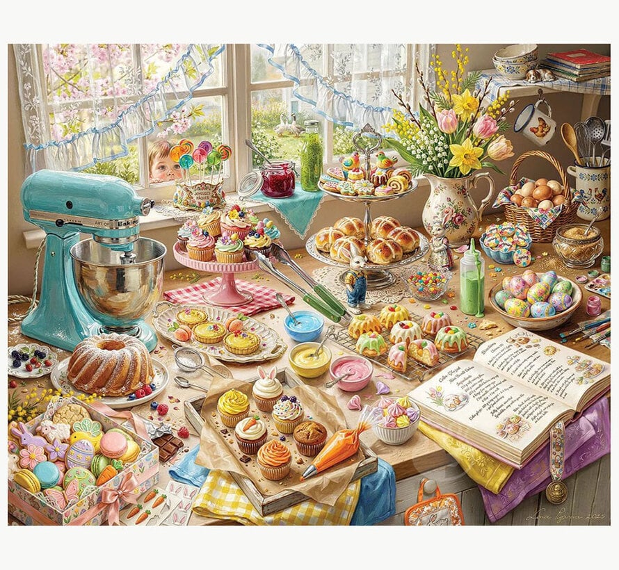 White Mountain Easter Baking Puzzle 1000pcs
