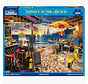 White Mountain Sunset at the Beach Puzzle 1000pcs