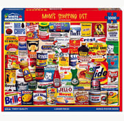 White Mountain White Mountain Mom's Shopping List Puzzle 1000pcs