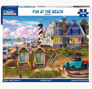 White Mountain White Mountain Fun at the Beach Puzzle 1000pcs