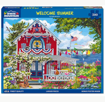 White Mountain White Mountain Welcome Summer Puzzle 500pcs