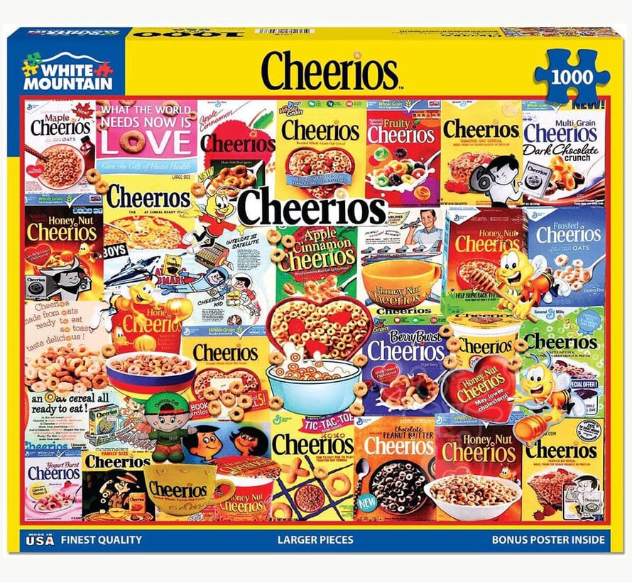 White Mountain Cheerios Puzzle 1000pcs