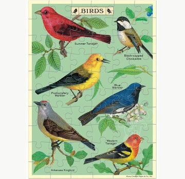 Cavallini Cavallini Bird Watching Greeting Card Puzzle 60pcs