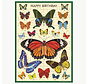 Cavallini Happy Birthday Butterflies Greeting Card Puzzle 60pcs