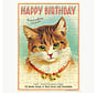 Cavallini Happy Birthday Cat Greeting Card Puzzle 60pcs