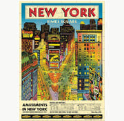 Cavallini Cavallini New York City -Times Square Greeting Card Puzzle 60pcs