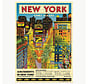 Cavallini New York City -Times Square Greeting Card Puzzle 60pcs