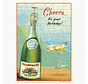Cavallini Happy Birthday Champagne Greeting Card Puzzle 60pcs