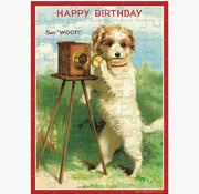 Cavallini Cavallini Happy Birthday Dog Greeting Card Puzzle 60pcs