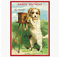 Cavallini Happy Birthday Dog Greeting Card Puzzle 60pcs