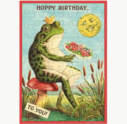 Cavallini Cavallini Happy Birthday Frog Greeting Card Puzzle 60pcs