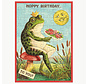 Cavallini Happy Birthday Frog Greeting Card Puzzle 60pcs