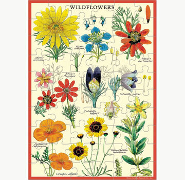 Cavallini Cavallini Wildflowers Greeting Card Puzzle 60pcs