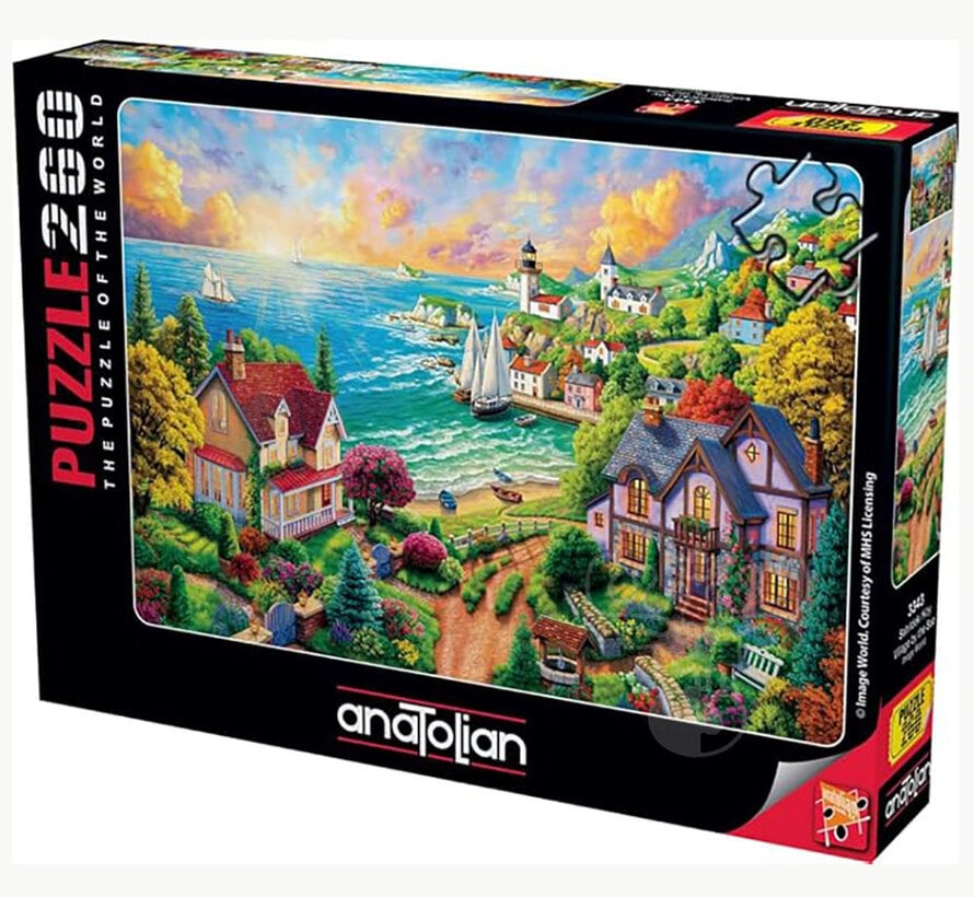 Anatolian Village by the Sea Puzzle 260pcs