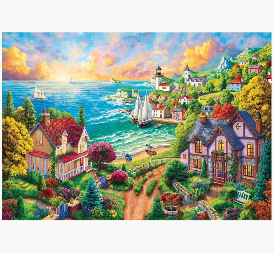 Anatolian Village by the Sea Puzzle 260pcs