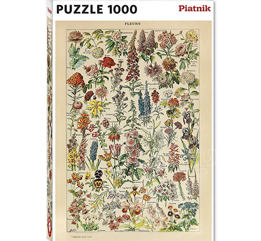 Piatnik Millot - Flowers Puzzle 1000pcs