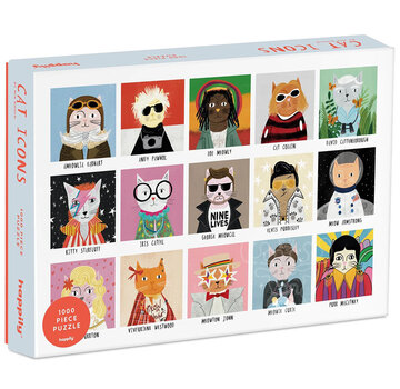 Happily Happily Cat Icons Puzzle 1000pcs