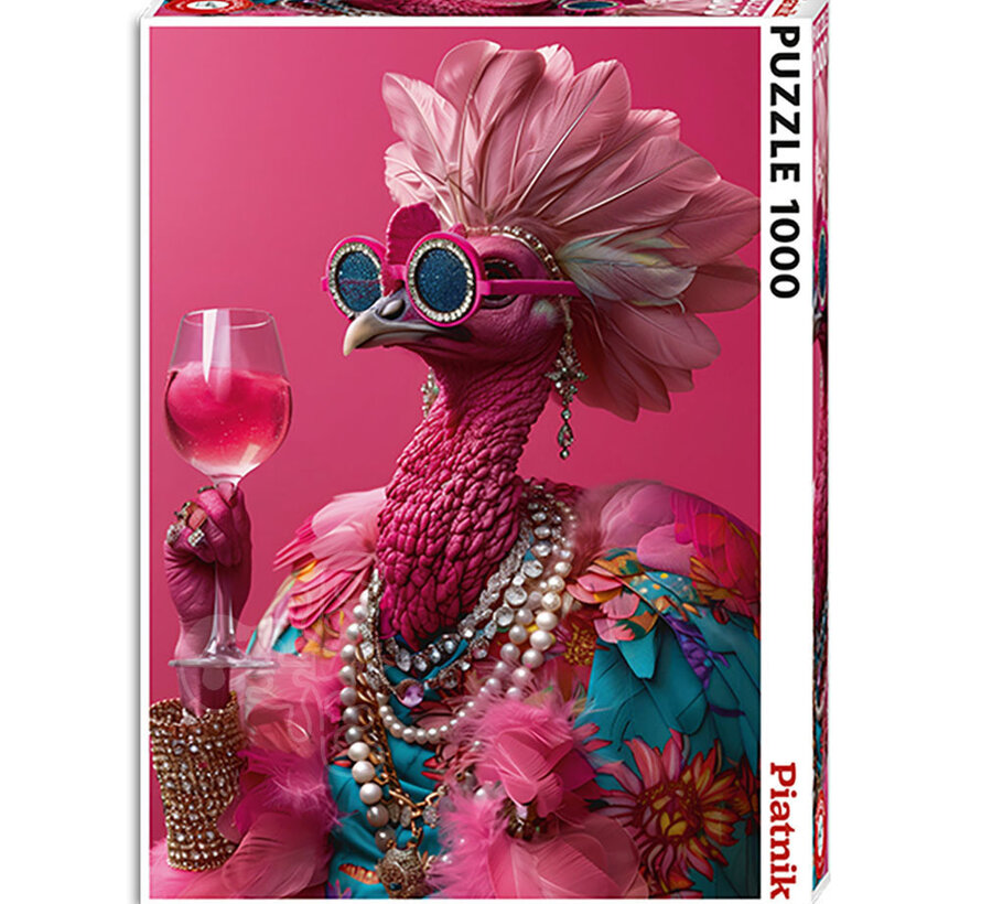 Piatnik Pink Birdie Puzzle 1000pcs