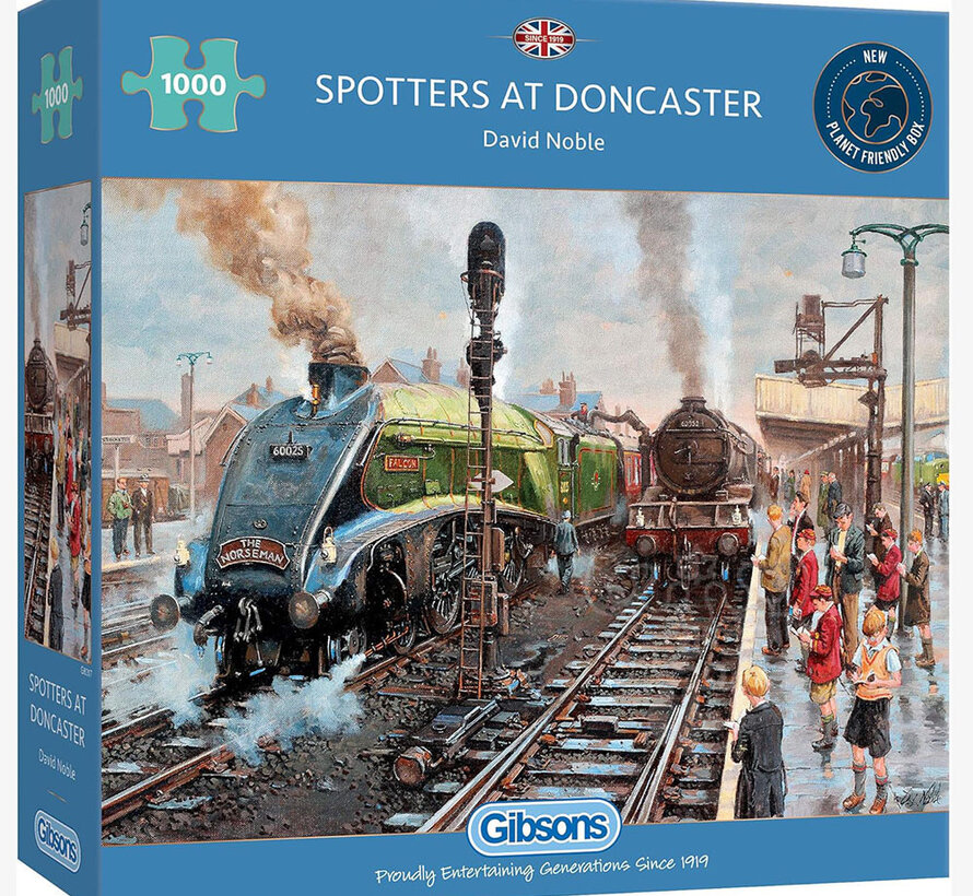 Gibsons Spotters at Doncaster Puzzle 1000pcs RETIRED